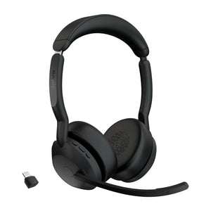 Jabra Evolve2 55 Casque Avec fil &sans fil Arceau Bureau/Centre d'appels Bluetooth Socle de chargement Noir - Image 1