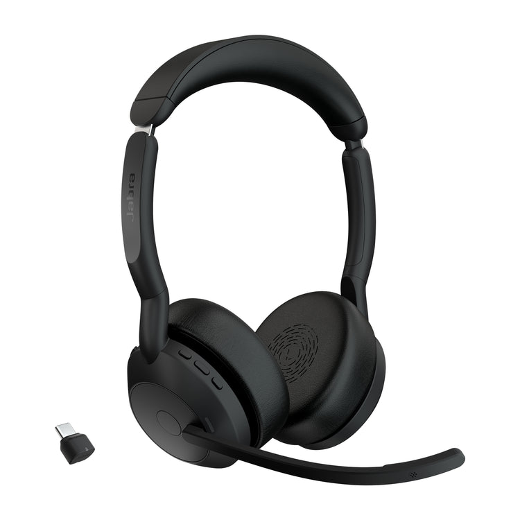 Jabra Evolve2 55 Casque Avec fil &sans fil Arceau Bureau/Centre d'appels Bluetooth Socle de chargement Noir - Image 1