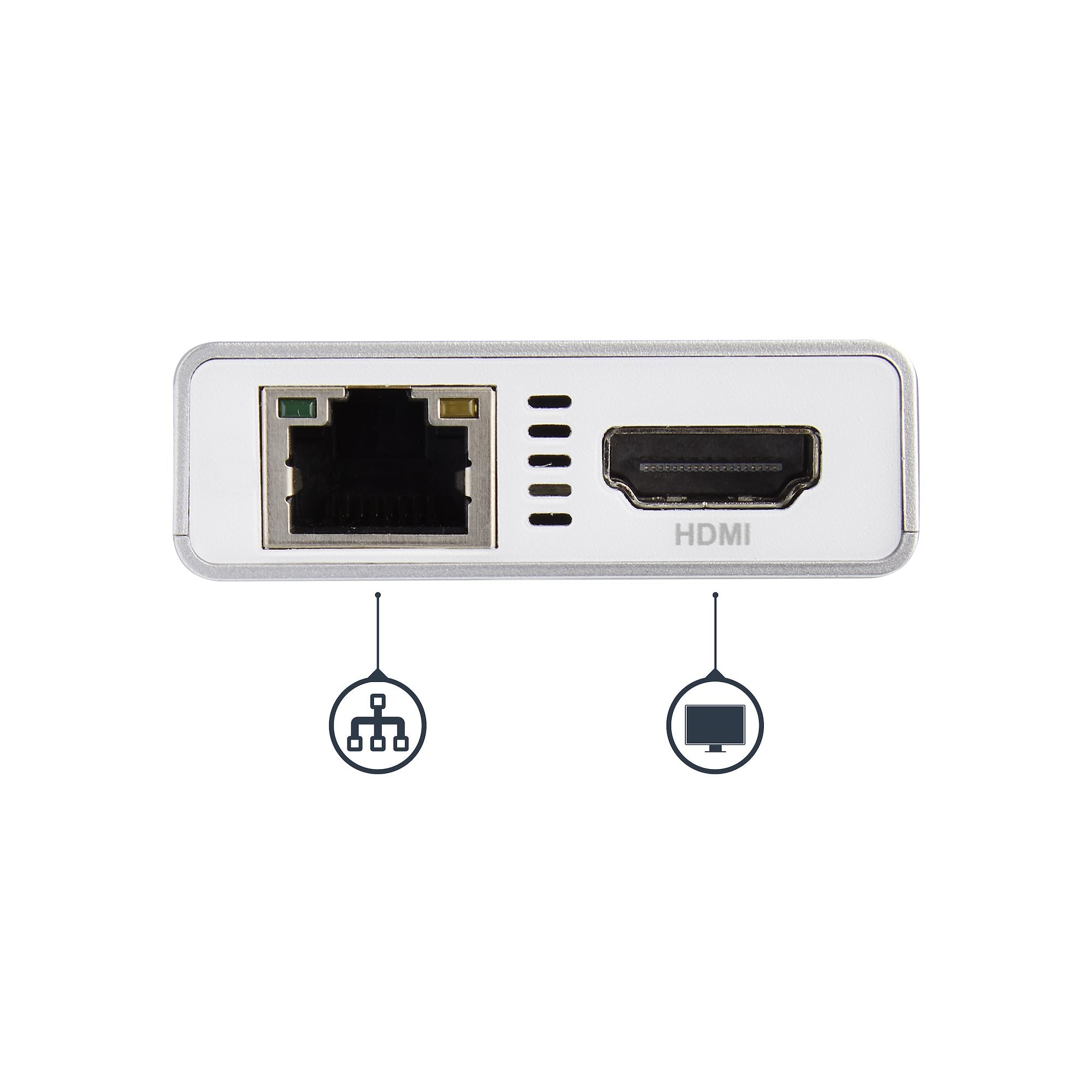 StarTech.com DKT30CHPDW station d'accueil Avec fil USB 3.2 Gen 1 (3.1 Gen 1) Type-C Argent, Blanc - Image 4