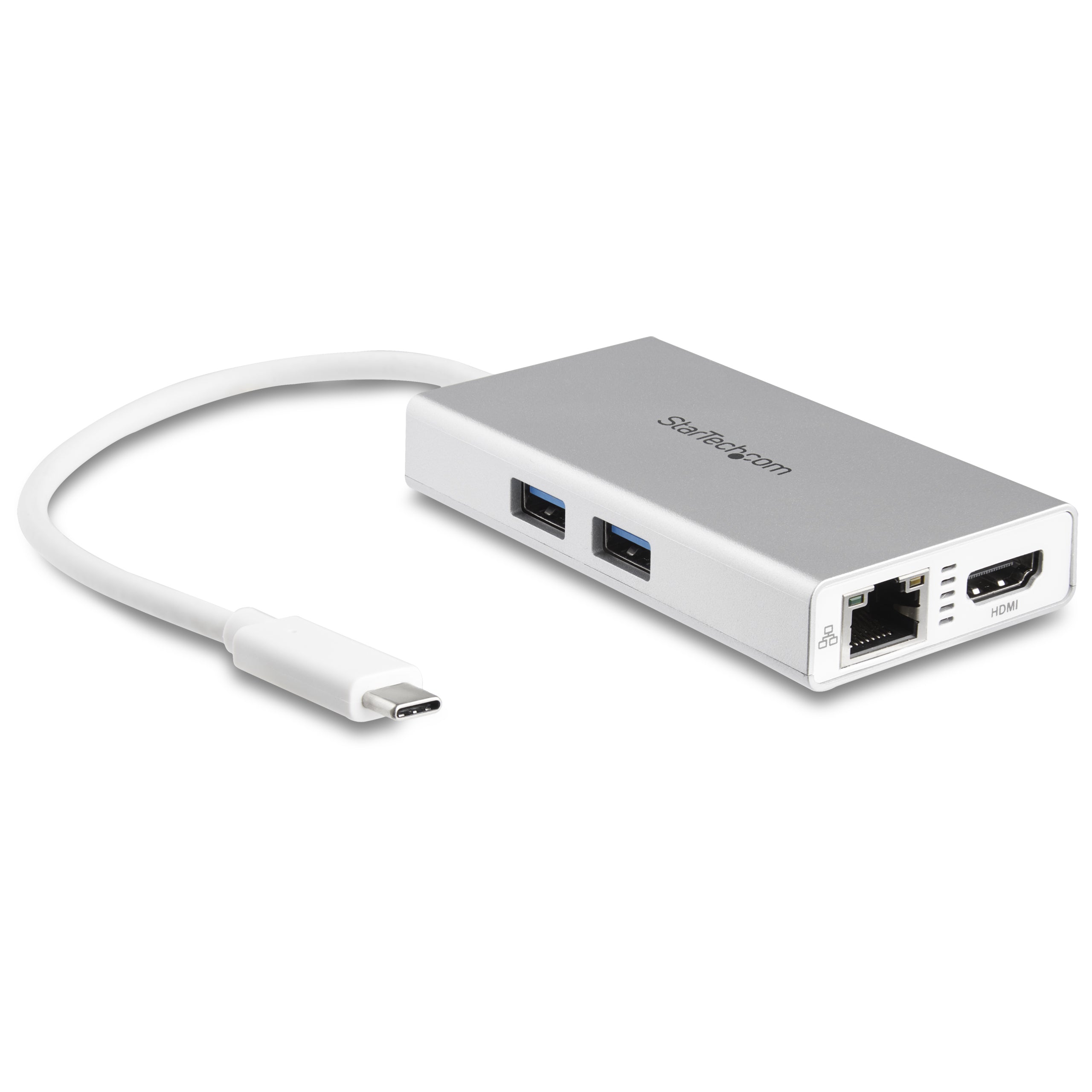 StarTech.com DKT30CHPDW station d'accueil Avec fil USB 3.2 Gen 1 (3.1 Gen 1) Type-C Argent, Blanc - Image 8