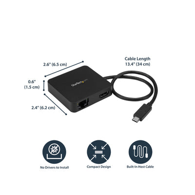 StarTech.com DKT30CHD station d'accueil Avec fil USB 3.2 Gen 1 (3.1 Gen 1) Type-C Noir - Image 11