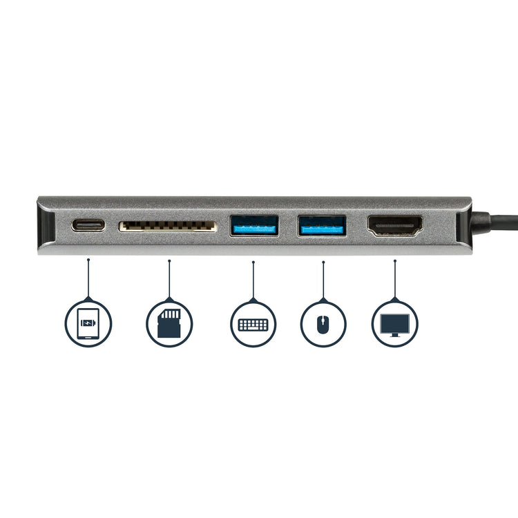 StarTech.com DKT30CSDHPD station d'accueil Avec fil USB 3.2 Gen 1 (3.1 Gen 1) Type-C Noir, Gris - Image 3