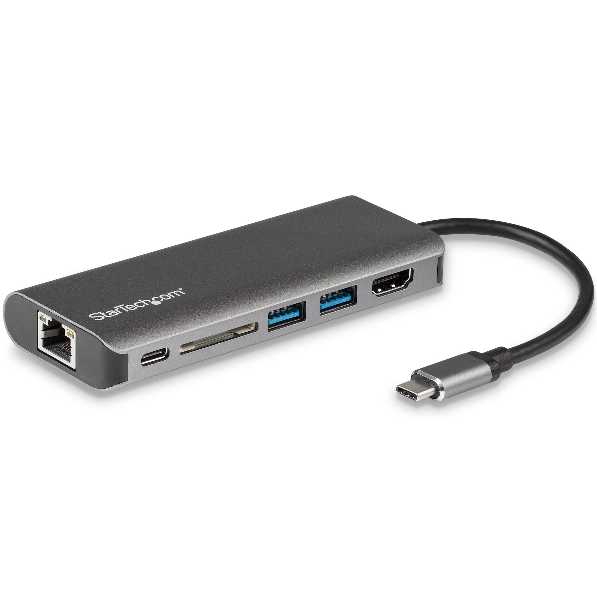 StarTech.com DKT30CSDHPD station d'accueil Avec fil USB 3.2 Gen 1 (3.1 Gen 1) Type-C Noir, Gris - Image 1