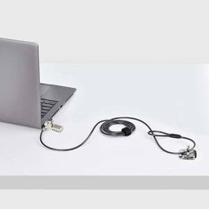 StarTech.com DUALKA10-LAPTOP-LOCK câble antivol Noir, Acier - Image 7