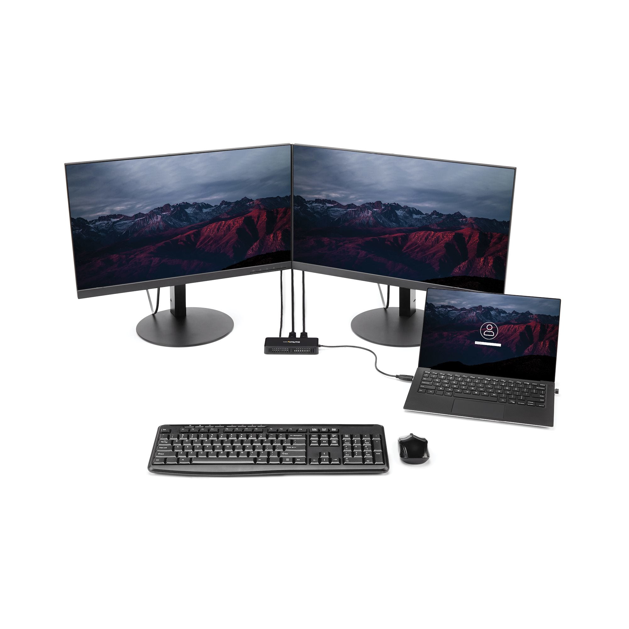 StarTech.com USBA2DPGB station d'accueil Avec fil USB 3.2 Gen 1 (3.1 Gen 1) Type-A Noir - Image 3