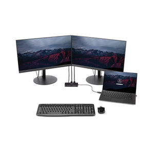 StarTech.com USBA2DPGB station d'accueil Avec fil USB 3.2 Gen 1 (3.1 Gen 1) Type-A Noir - Image 3