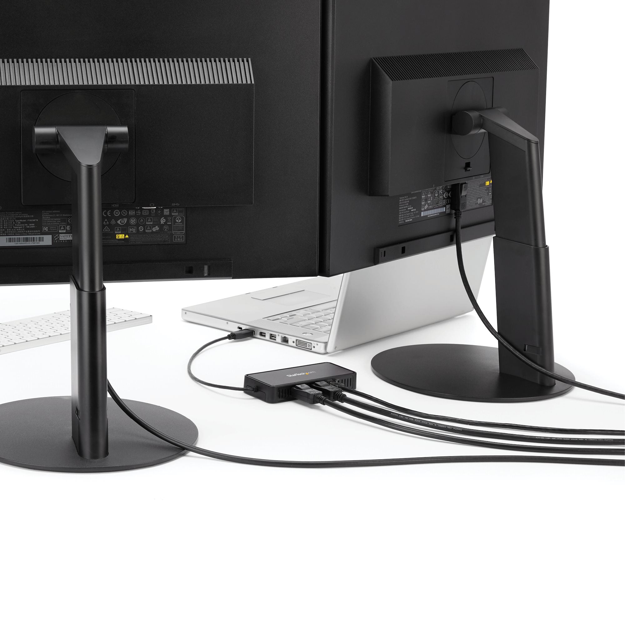 StarTech.com USBA2DPGB station d'accueil Avec fil USB 3.2 Gen 1 (3.1 Gen 1) Type-A Noir - Image 2