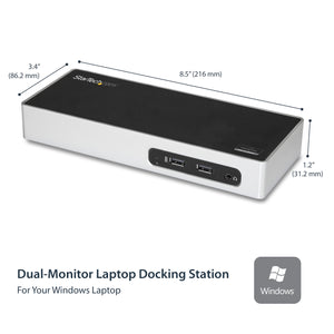 StarTech.com DK30ADD station d'accueil Avec fil USB 3.2 Gen 1 (3.1 Gen 1) Type-B Noir, Argent - Image 5