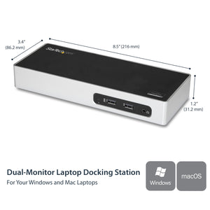 StarTech.com DK30ADD station d'accueil Avec fil USB 3.2 Gen 1 (3.1 Gen 1) Type-B Noir, Argent - Image 11