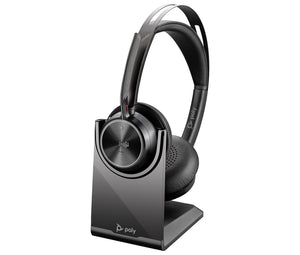 Poly Voyager Focus 2 Microsoft Teams Certified USB-C-C Headset +USB-C/A Adapter +Charging Stand Sans fil Arceau Bureau/Centre d'appels Bluetooth Socle de chargement Noir - Image 11