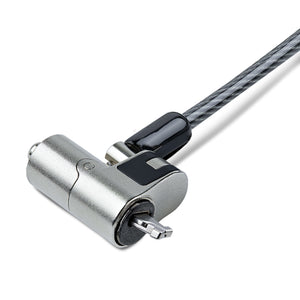 StarTech.com NANOK-LAPTOP-LOCK câble antivol Noir, Argent 2 m - Image 2