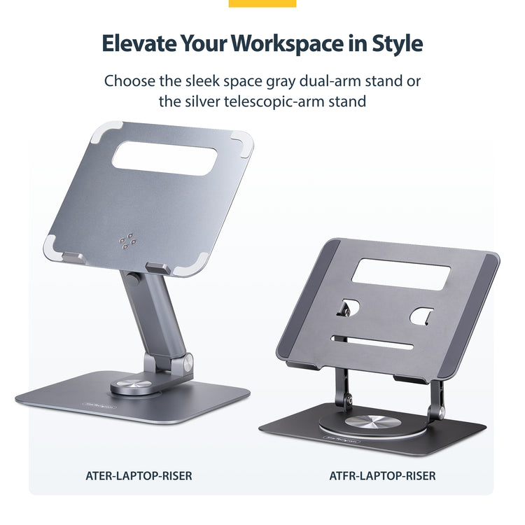 StarTech.com ATER-LAPTOP-RISER Support de livres Supports de Laptop Argent - Image 12