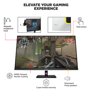 HP OMEN Transcend 31.5 inch UHD 240Hz OLED Gaming Monitor - Transcend 32 écran plat de PC 80 cm (31.5") 3840 x 2160 pixels 4K Ultra HD Blanc - Image 10