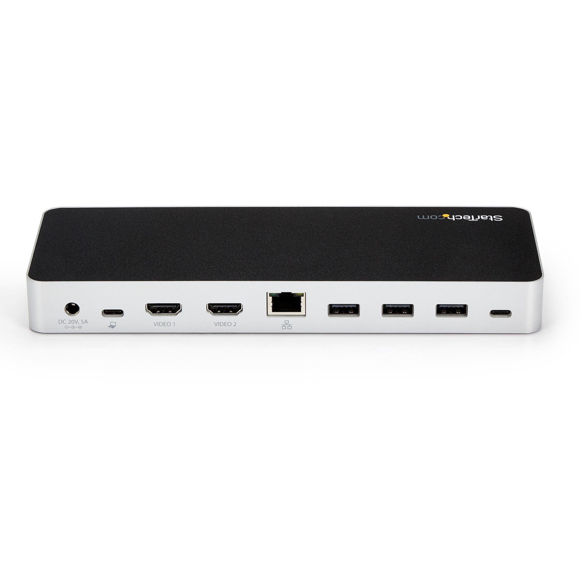 StarTech.com MST30C2HHPD station d'accueil Avec fil USB 3.2 Gen 1 (3.1 Gen 1) Type-C Noir, Argent - Image 3