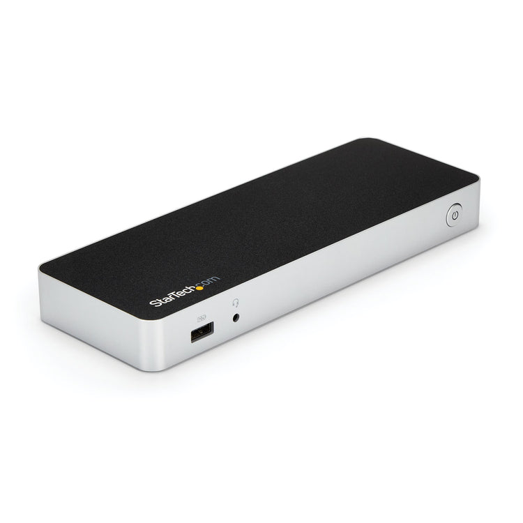 StarTech.com MST30C2HHPD station d'accueil Avec fil USB 3.2 Gen 1 (3.1 Gen 1) Type-C Noir, Argent - Image 1