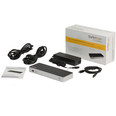 StarTech.com DK30CHDDPPD station d'accueil Avec fil USB 3.2 Gen 1 (3.1 Gen 1) Type-C Noir, Argent - Image 6