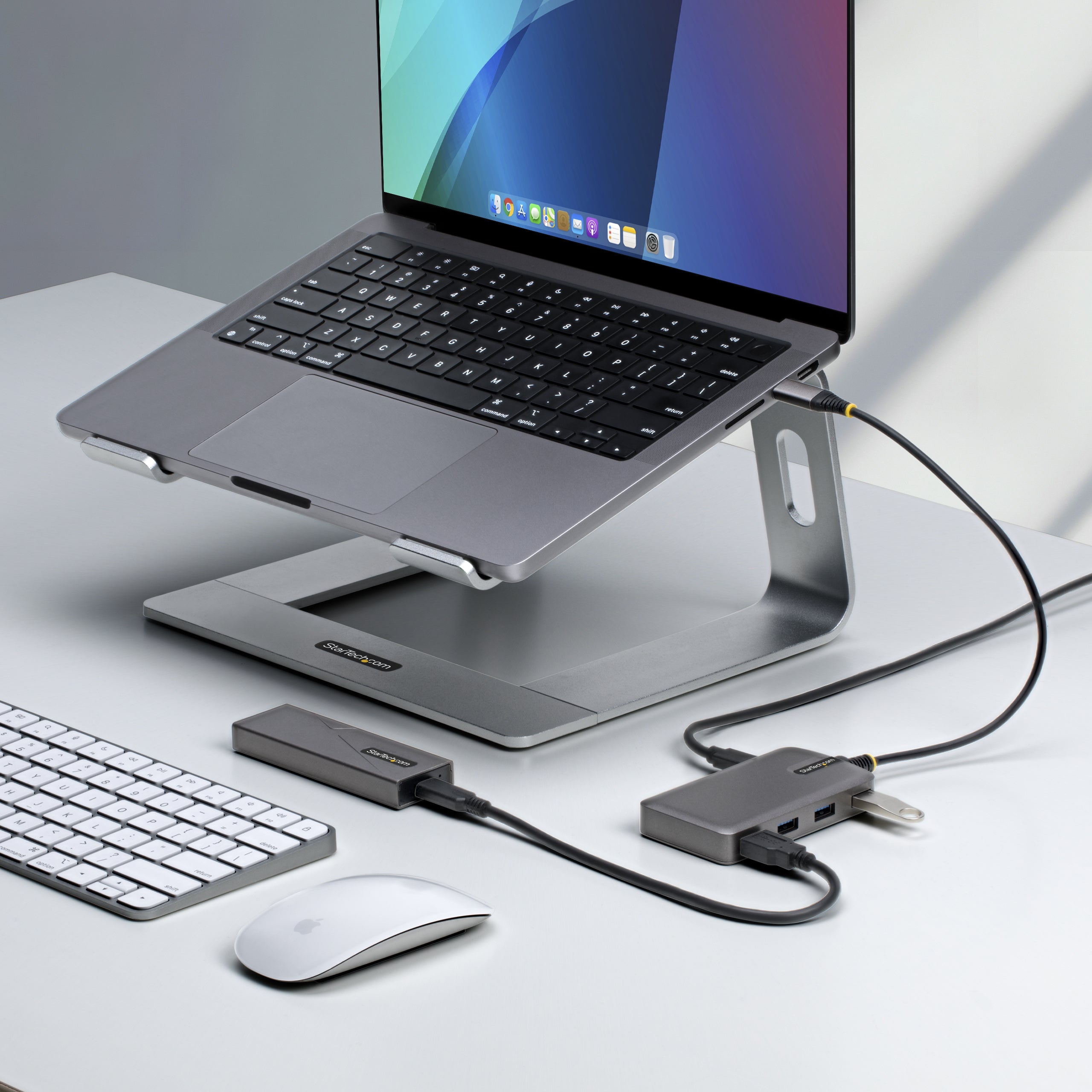 StarTech.com 5G4AB-USB-C-HUB hub & concentrateur USB 3.2 Gen 1 (3.1 Gen 1) Type-C 5000 Mbit/s Gris - Image 8