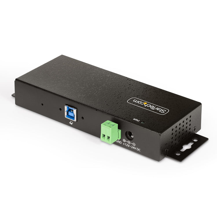 StarTech.com 5G7AINDRM-USB-A-HUB hub & concentrateur USB 3.2 Gen 1 (3.1 Gen 1) Type-B 5000 Mbit/s Noir - Image 2