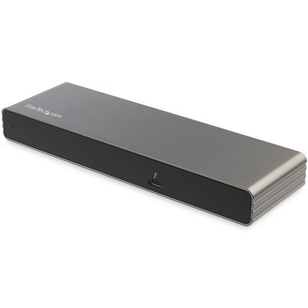 StarTech.com TB3DK2DHV station d'accueil Avec fil Thunderbolt 3 Gris - Image 1