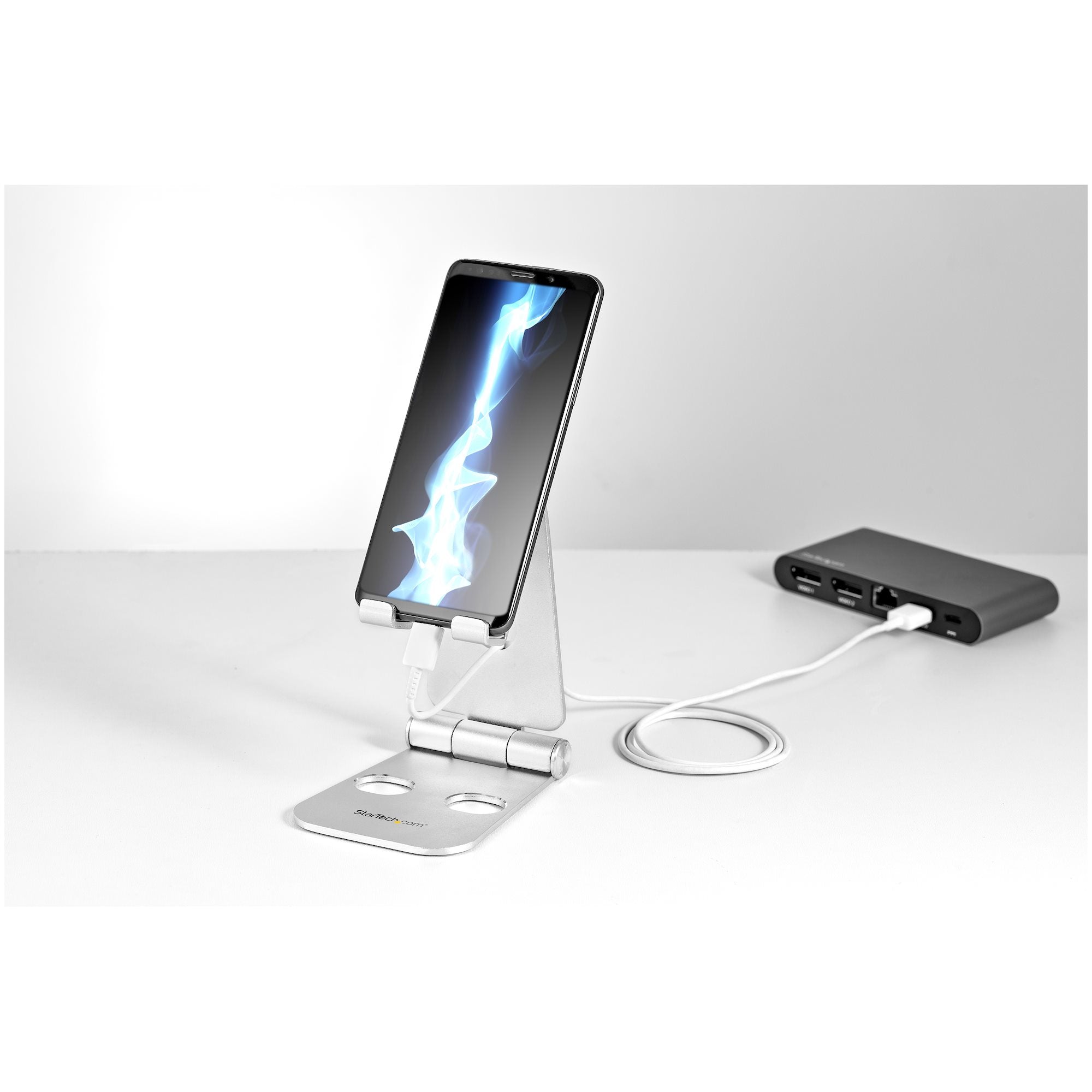 StarTech.com USPTLSTND support Support multimédia Mobile/smartphone, Tablette / UMPC Argent - Image 4