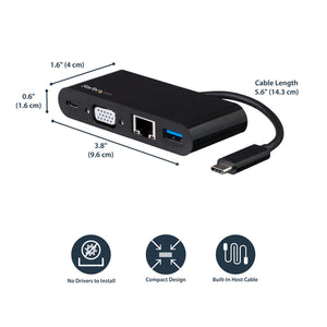 StarTech.com DKT30CVAGPD station d'accueil Avec fil USB 3.2 Gen 1 (3.1 Gen 1) Type-C Noir - Image 9