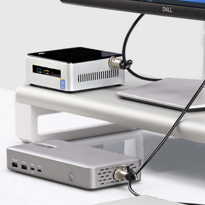 StarTech.com 3M4-DESK-LOCKING-KIT câble antivol Noir, Argent - Image 3
