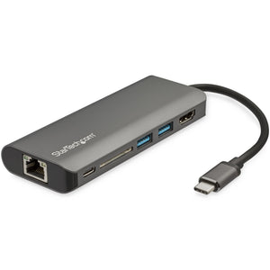 StarTech.com DKT30CSDHPD3 station d'accueil Avec fil USB 3.2 Gen 1 (3.1 Gen 1) Type-C Noir, Gris - Image 1