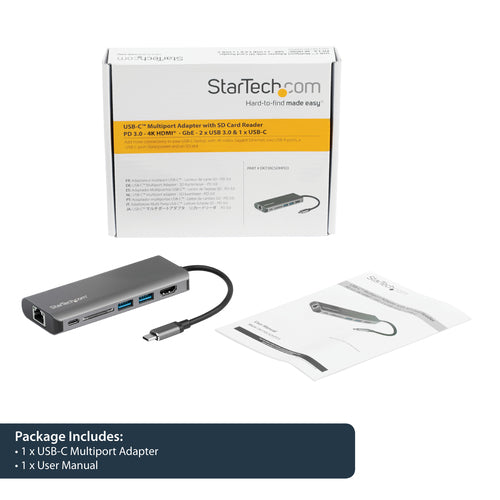 StarTech.com DKT30CSDHPD3 station d'accueil Avec fil USB 3.2 Gen 1 (3.1 Gen 1) Type-C Noir, Gris - Image 10