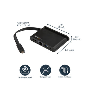 StarTech.com DKT30CHCPD station d'accueil Avec fil USB 3.2 Gen 1 (3.1 Gen 1) Type-C Noir - Image 6