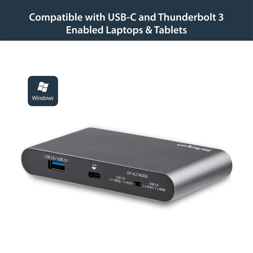 StarTech.com DK30C2DAGPD station d'accueil Avec fil USB 3.2 Gen 1 (3.1 Gen 1) Type-C Noir - Image 9