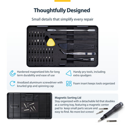 StarTech.com LAPTOP-TOOL-KIT outil de réparation d'appareils électroniques 40 outils - Image 9