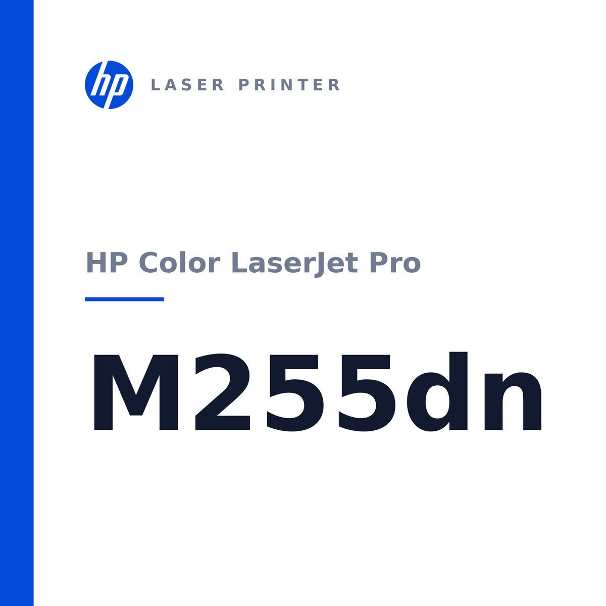 HP Color LaserJet Pro M255dn (name plate)