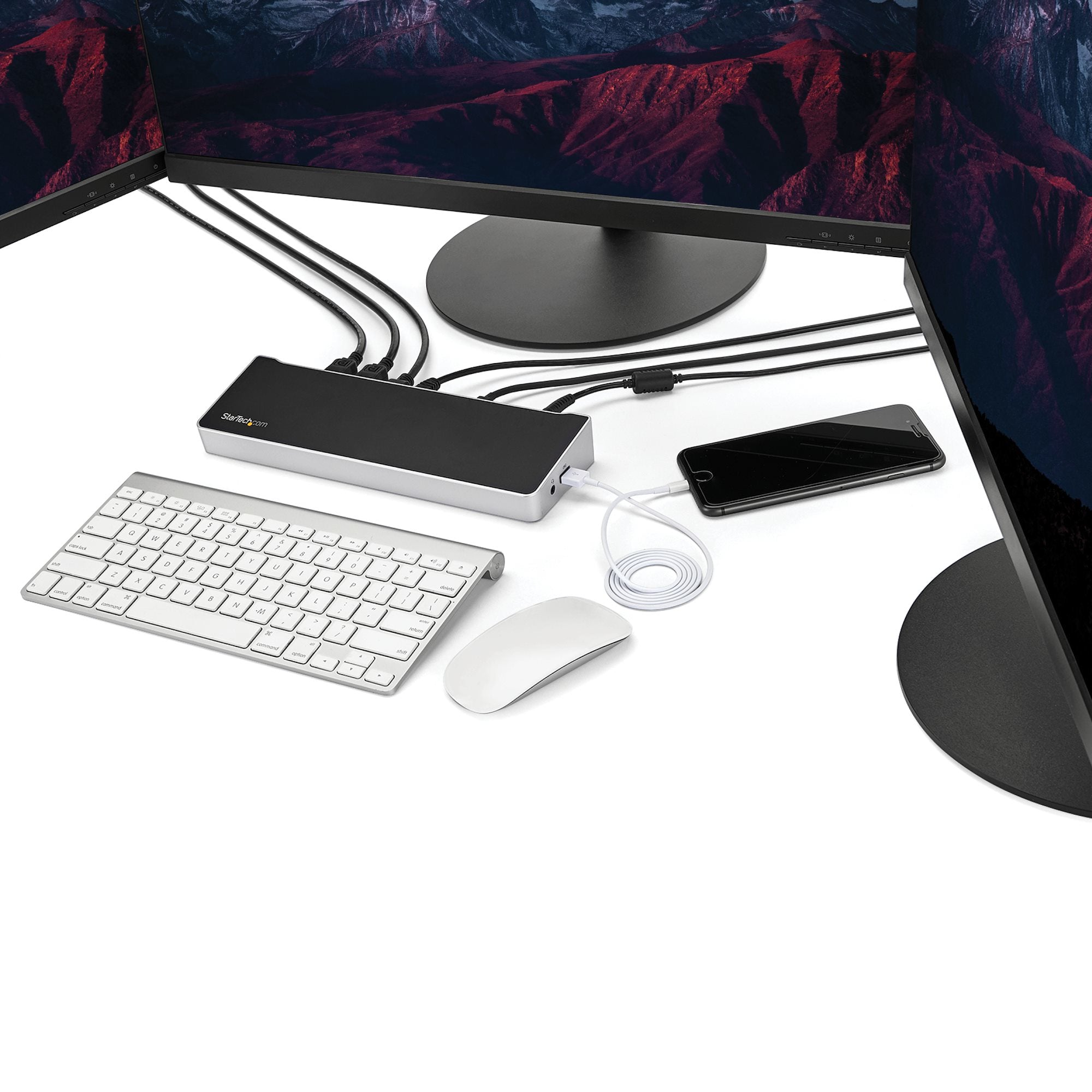 StarTech.com DK30CH2DEP station d'accueil Avec fil USB 3.2 Gen 1 (3.1 Gen 1) Type-C Noir, Argent - Image 5