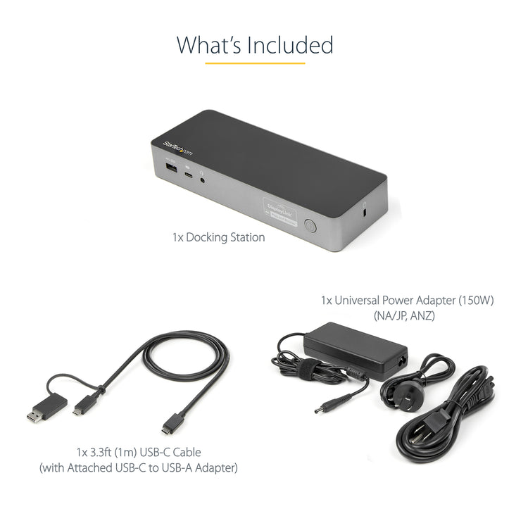 StarTech.com DK30C2DPEP station d'accueil Avec fil USB 3.2 Gen 1 (3.1 Gen 1) Type-C Noir, Gris - Image 14