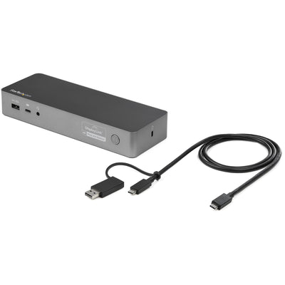 StarTech.com DK30C2DPPD station d'accueil Avec fil USB 3.2 Gen 1 (3.1 Gen 1) Type-C Noir, Gris - Image 1