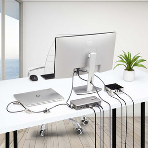 StarTech.com 3M4-DESK-LOCKING-KIT câble antivol Noir, Argent - Image 9