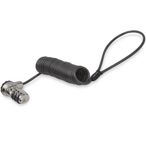 StarTech.com LTLOCK3DCOIL câble antivol Noir, Acier inoxydable 1,8 m - Image 3
