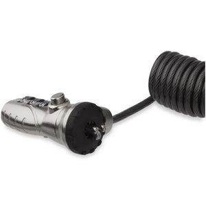 StarTech.com LTLOCK3DCOIL câble antivol Noir, Acier inoxydable 1,8 m - Image 2