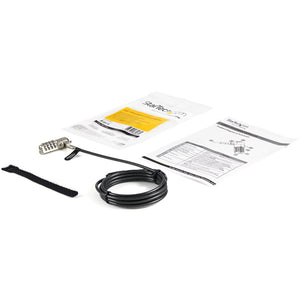 StarTech.com LTLOCK4D câble antivol Noir, Argent 2 m - Image 4