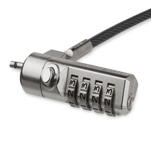 StarTech.com LTLOCK4D câble antivol Noir, Argent 2 m - Image 1