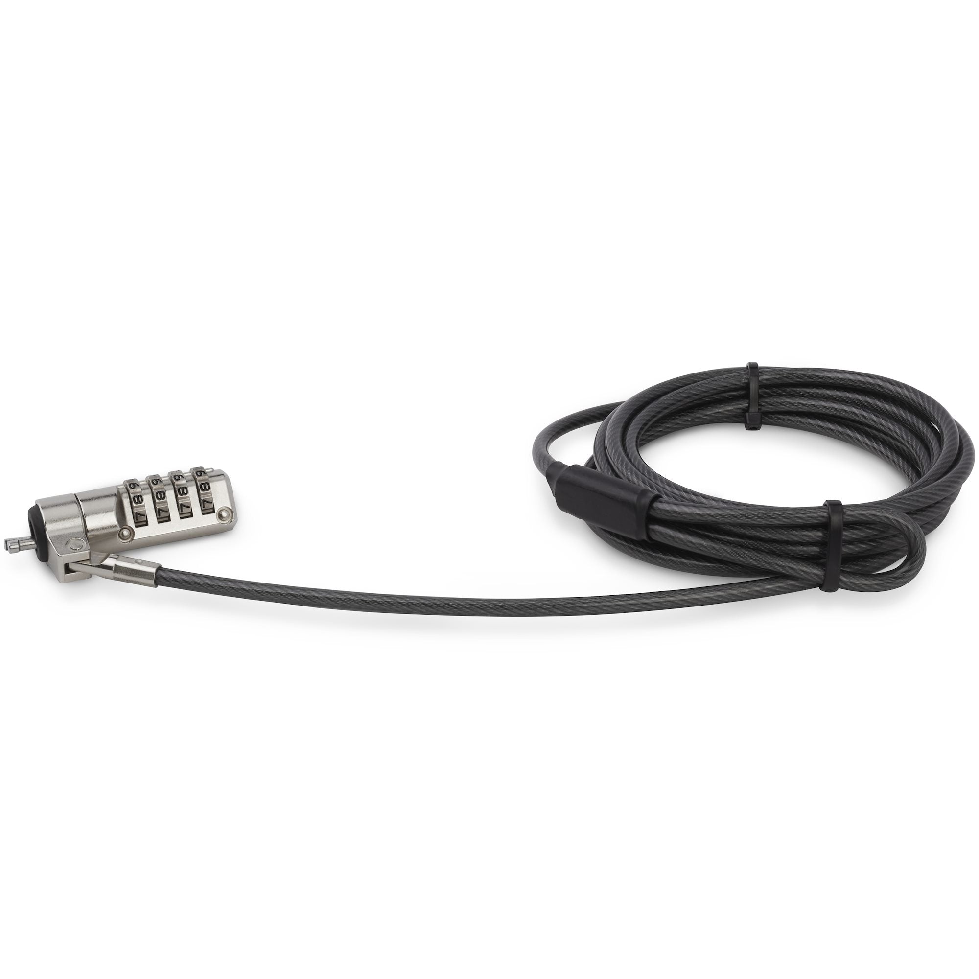StarTech.com LTLOCK4D câble antivol Noir, Argent 2 m - Image 3