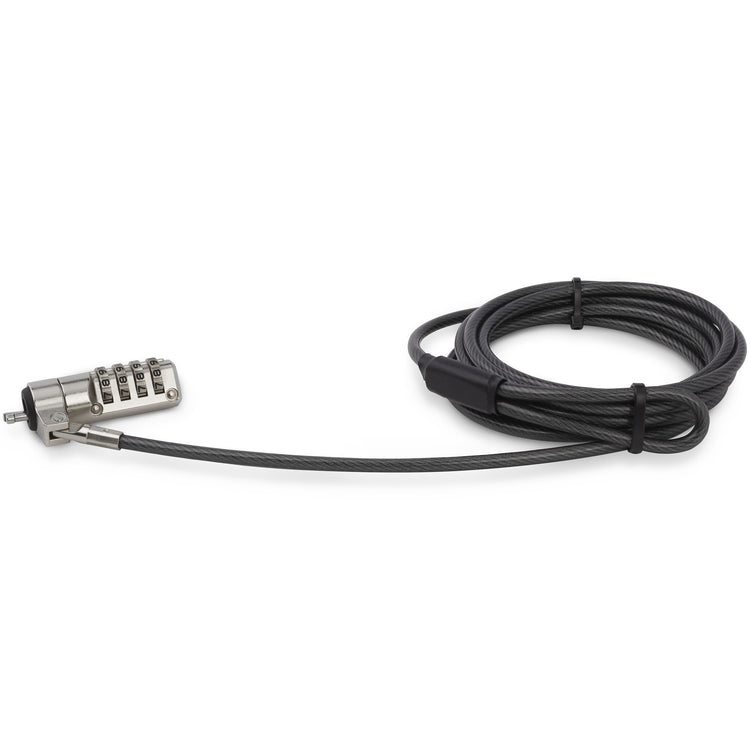 StarTech.com LTLOCK4D câble antivol Noir, Argent 2 m - Image 3