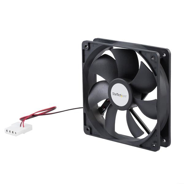 StarTech.com FANBOX12 système de refroidissement d’ordinateur Boitier PC 12 cm Noir - Image 1