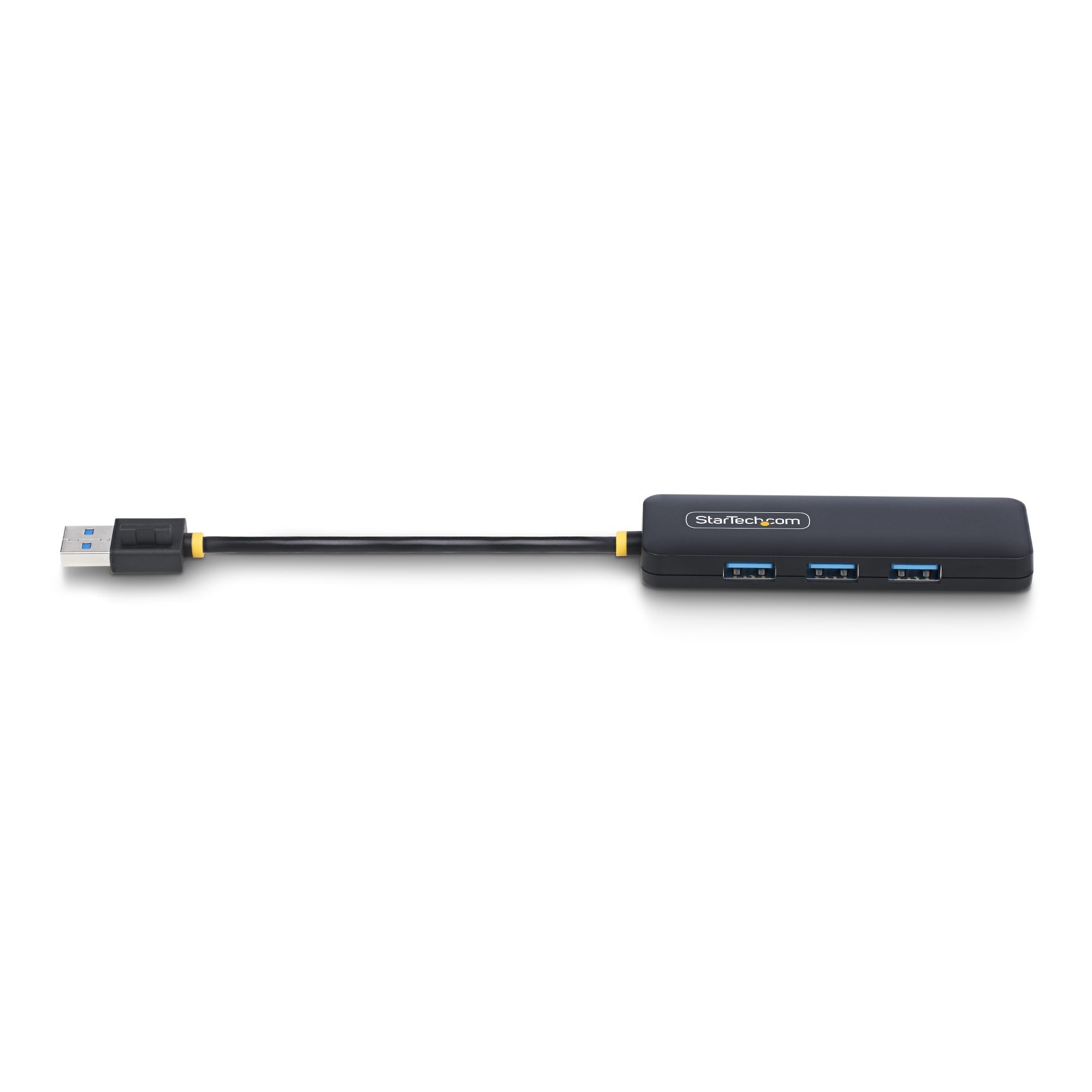 StarTech.com H5A4A-USB-HUB hub & concentrateur USB 3.2 Gen 1 (3.1 Gen 1) Type-A 5000 Mbit/s Noir - Image 3
