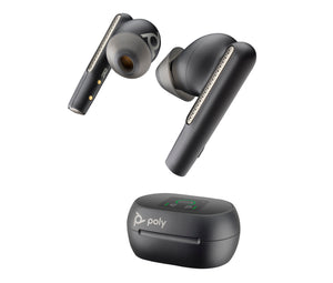 Poly Voyager Free 60+ UC Carbon Black Earbuds +BT700 USB-C Adapter +Touchscreen Charge Case Casque Sans fil Ecouteurs Appels/Musique USB Type-C Bluetooth - Image 1