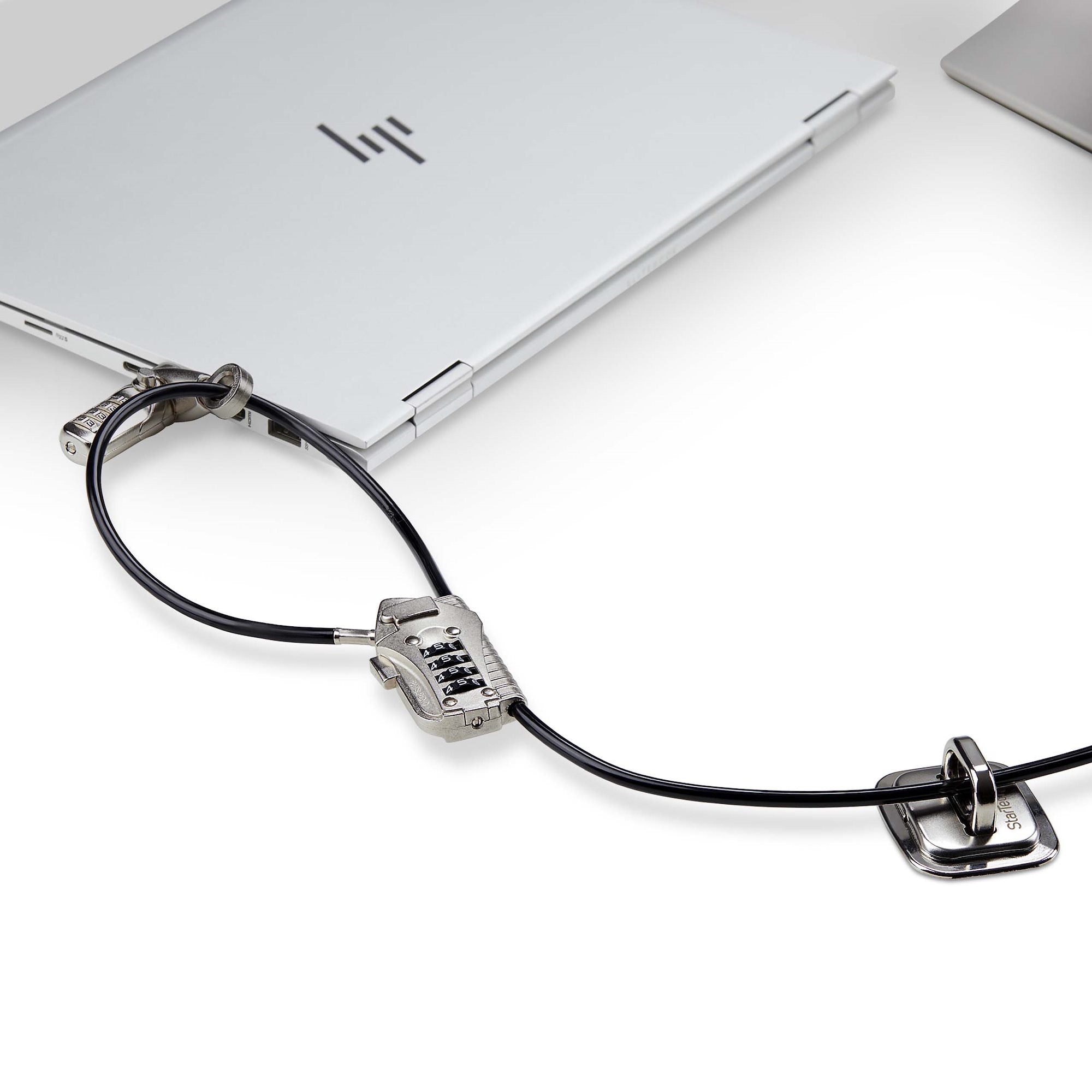 StarTech.com 3M4-DESK-LOCKING-KIT câble antivol Noir, Argent - Image 2