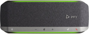 Poly Sync 40+ Microsoft Teams Certified USB-A USB-C Speakerphone +BT700 USB-A Adapter haut-parleur Téléphone mobile / PC USB/Bluetooth Noir, Argent - Image 1