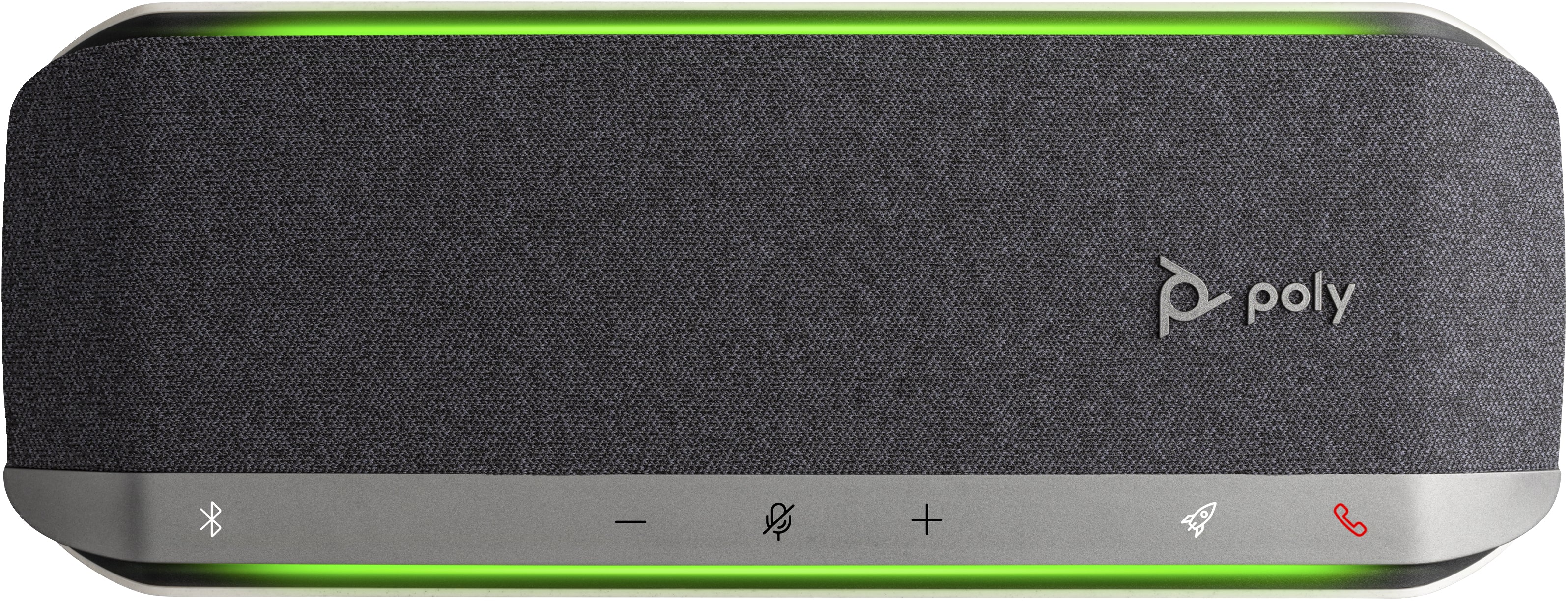 Poly Sync 40+ Microsoft Teams Certified USB-A USB-C Speakerphone +BT700 USB-A Adapter haut-parleur Téléphone mobile / PC USB/Bluetooth Noir, Argent - Image 1