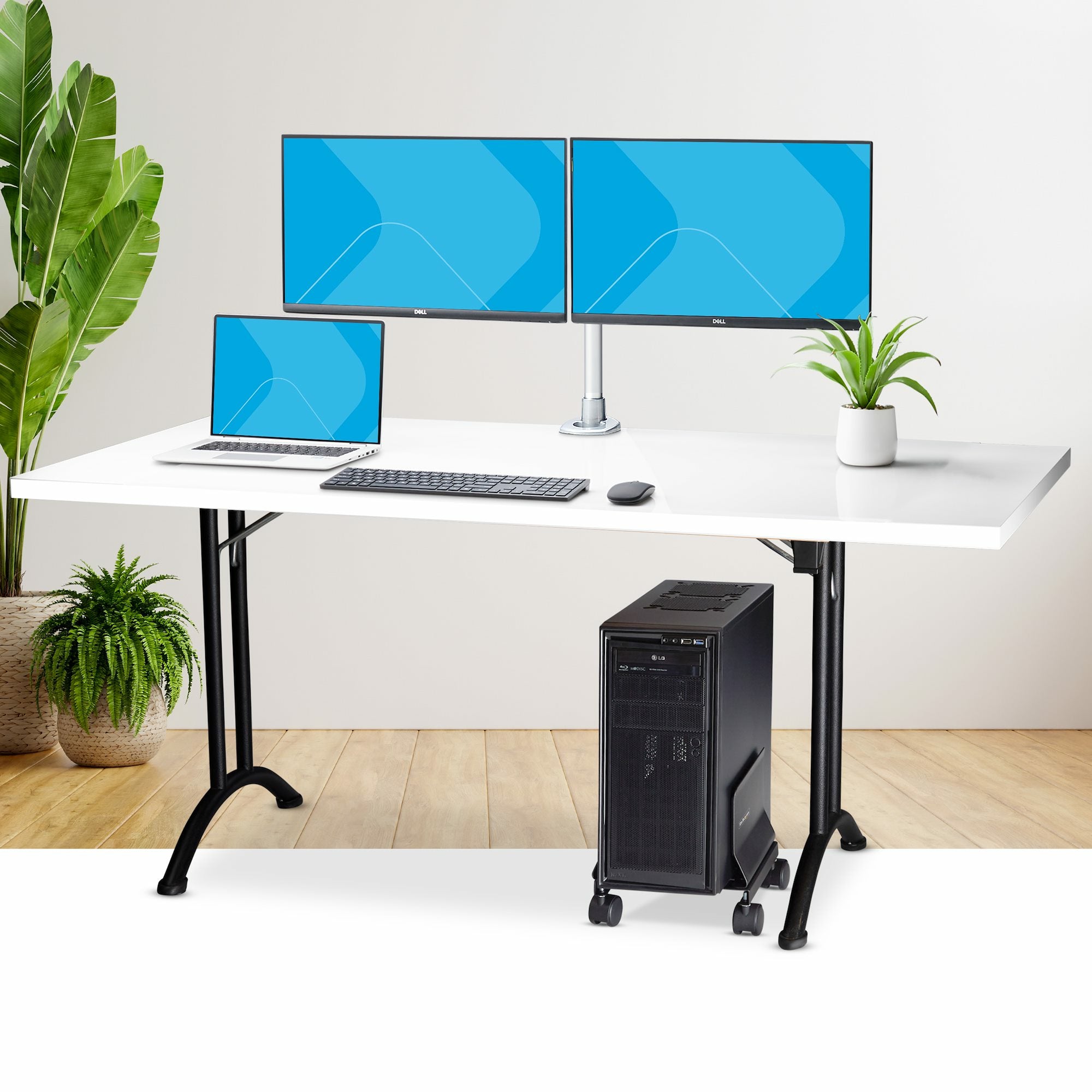 StarTech.com CPUMOBILESTND support pour unité centrale Support CPU de chariot Noir - Image 9