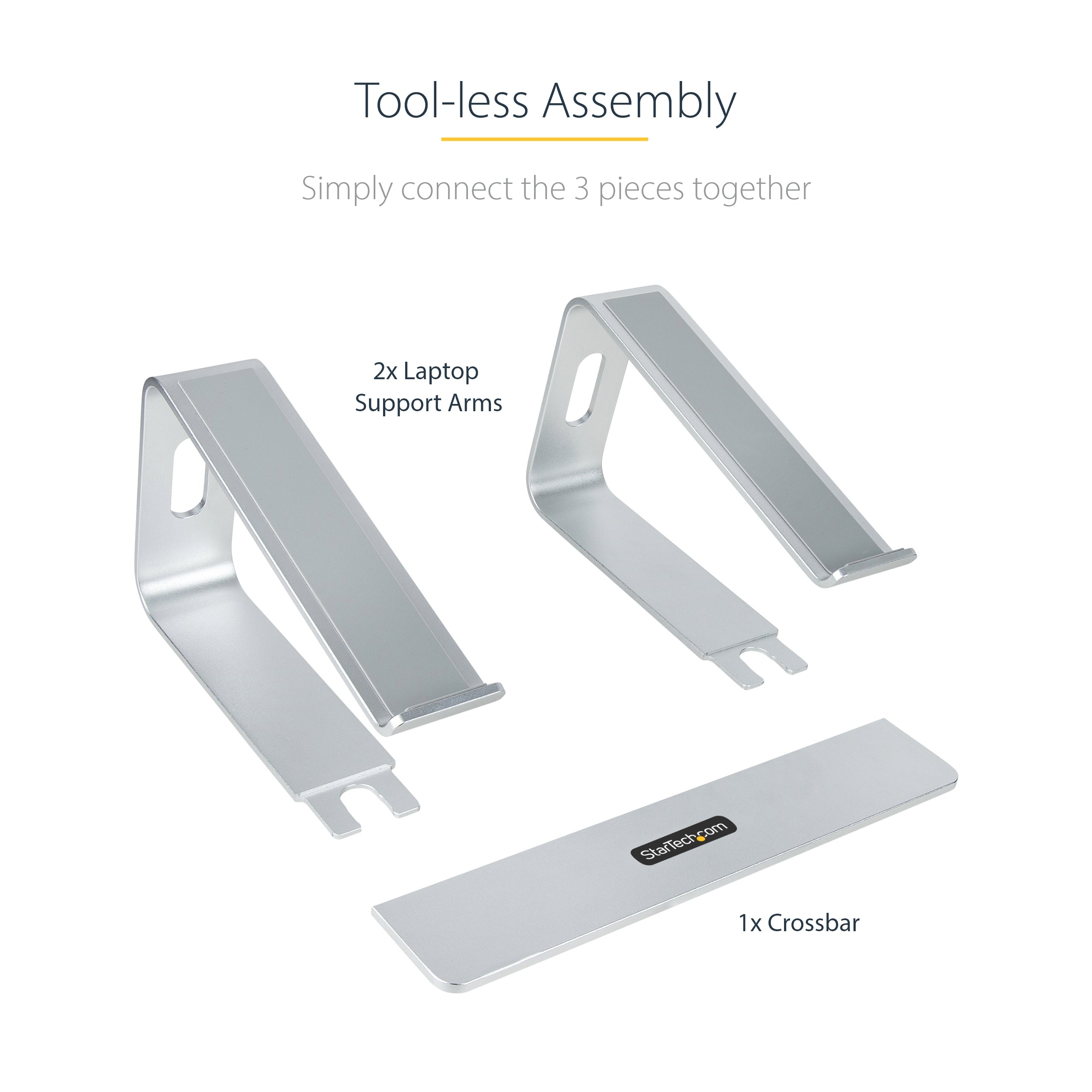StarTech.com LAPTOP-STAND-SILVER Support de livres Supports de Laptop Argent 43,2 cm (17") - Image 16